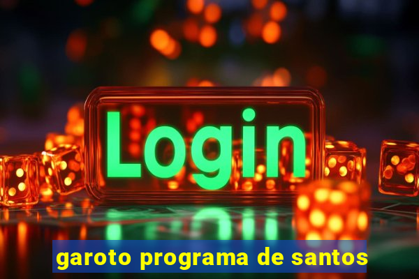 garoto programa de santos